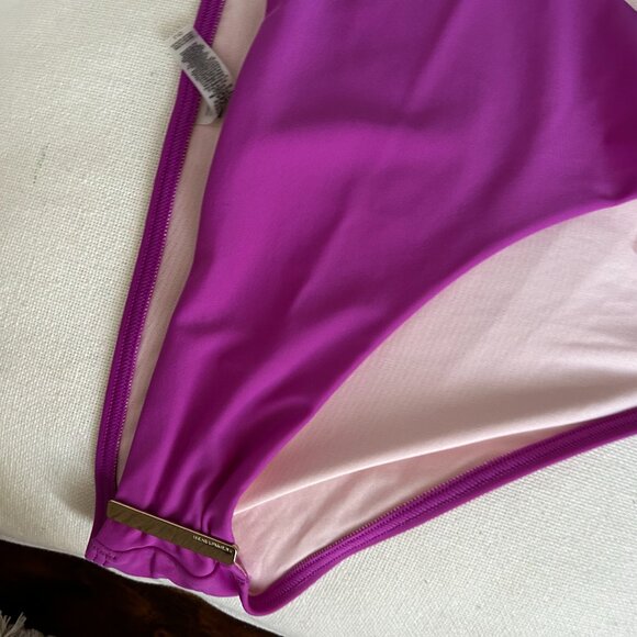 Victoria Secret Fuschia Tankini, new, never worn, size large top and bottom - Picture 7 of 8